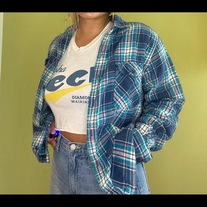 Vintage plaid button up